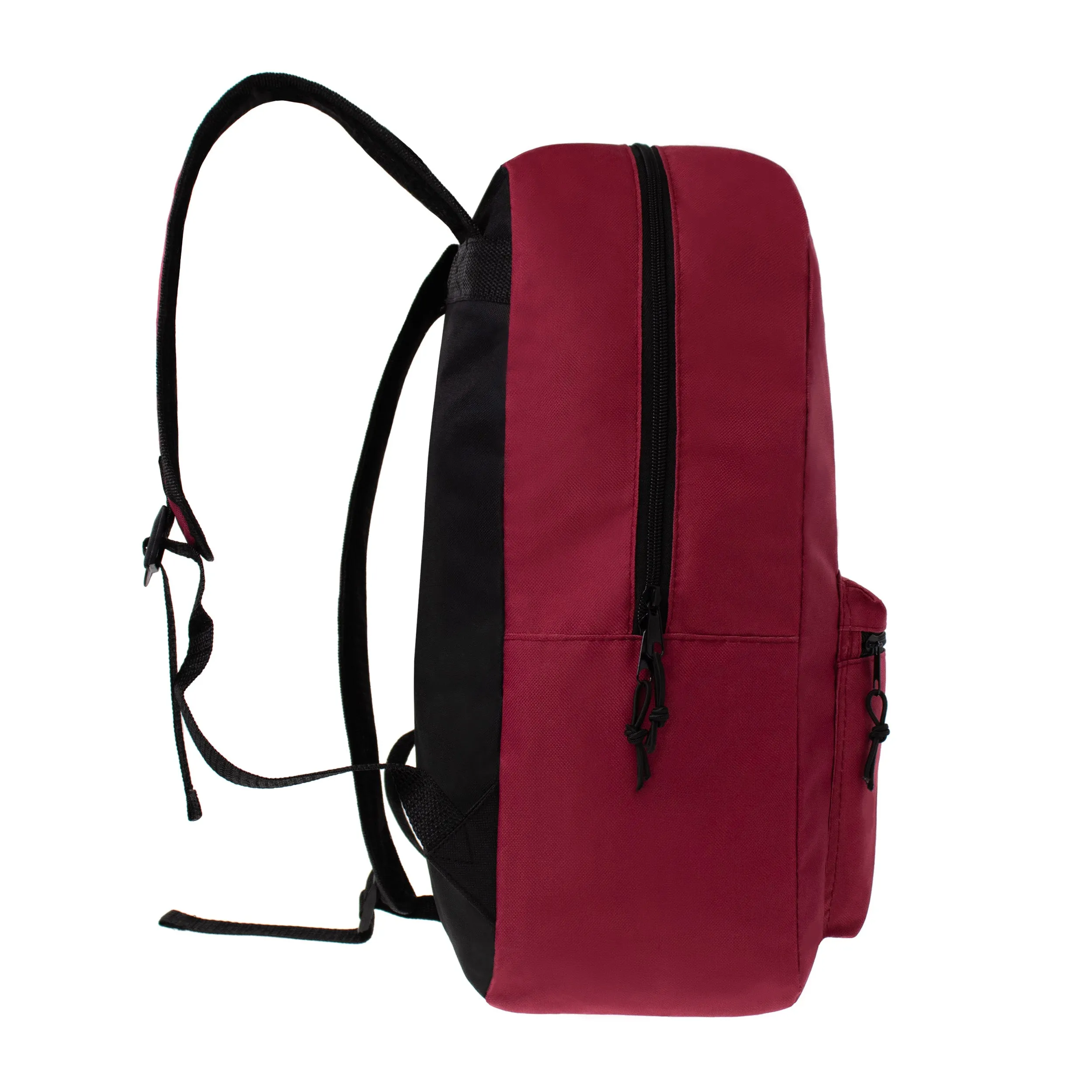 17" Kids Basic Wholesale Backpack in 8 Colors - Bulk Case of 24