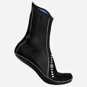 Aqualung ERGO Neoprene High Top Grip Socks 3mm Black / Blue