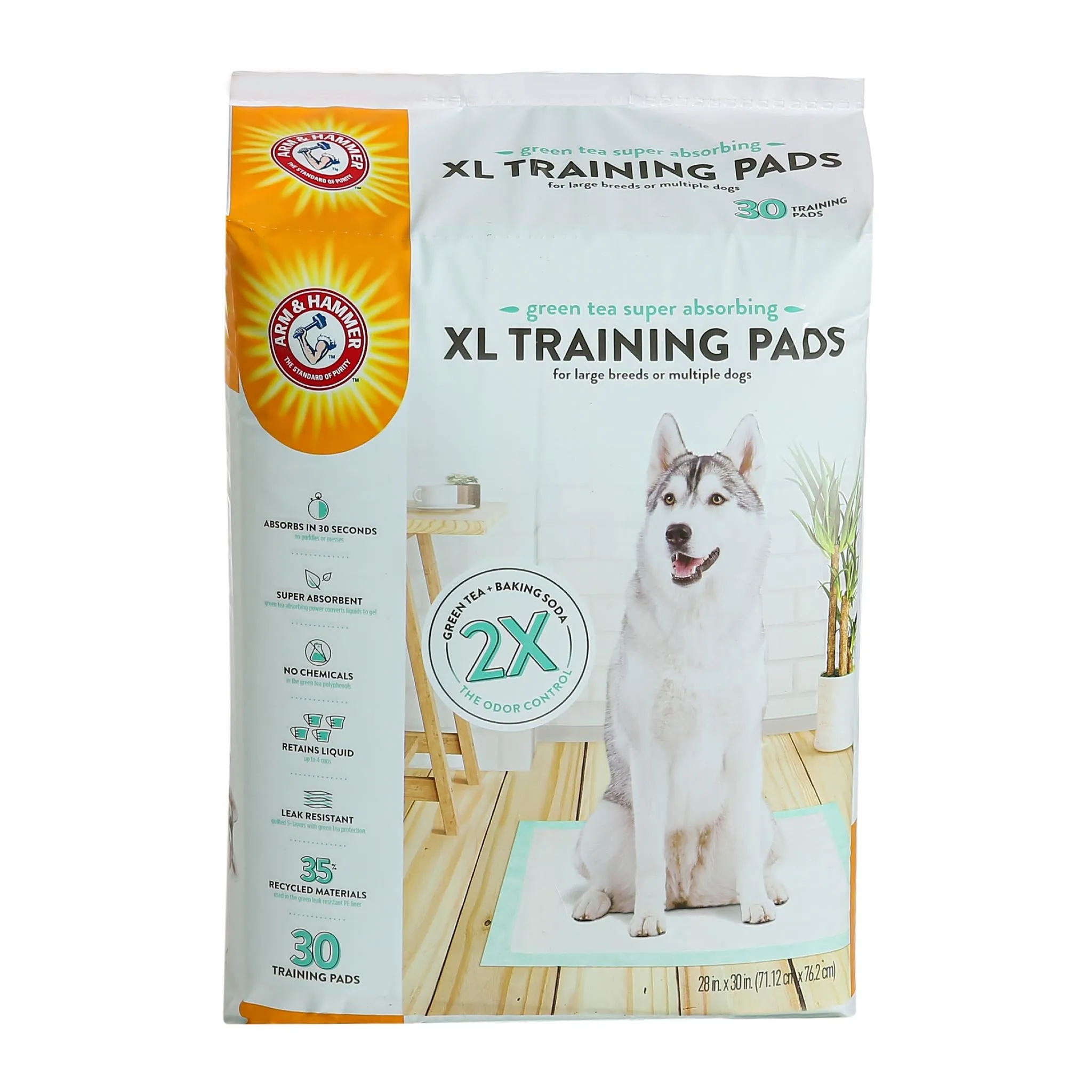 Arm and Hammer Green Tea Dog Extra Large Pads