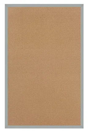 Benzara 2.83 x 1.83 Feet Hand Finish Wool Rug with Latex Bottom Layer, Brown and Blue