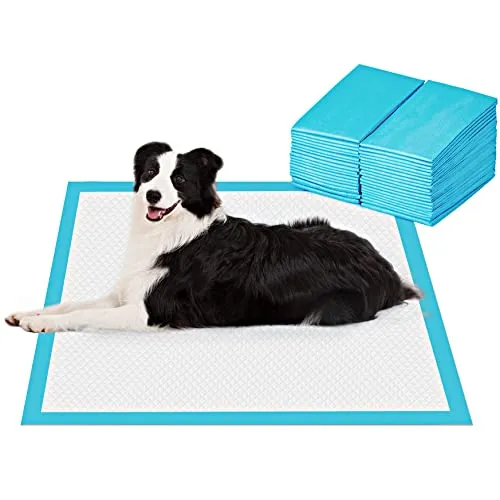 BESTLE Extra Large Pet Training and Puppy Pads Pee Pads for Dogs 28"x34" -18 Count Super Absorbent & Leak-Proof