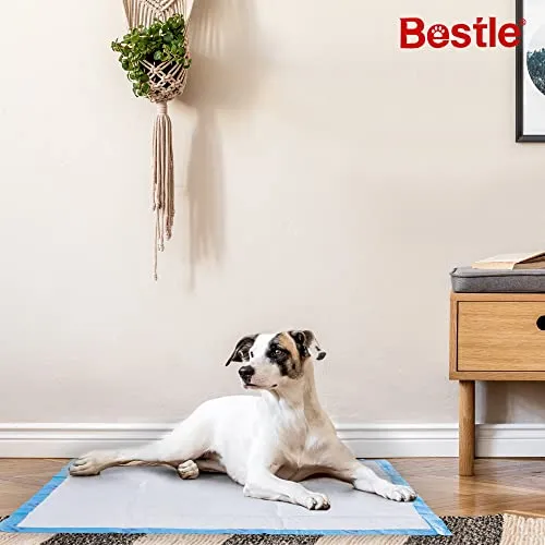 BESTLE Extra Large Pet Training and Puppy Pads Pee Pads for Dogs 28"x34" -18 Count Super Absorbent & Leak-Proof