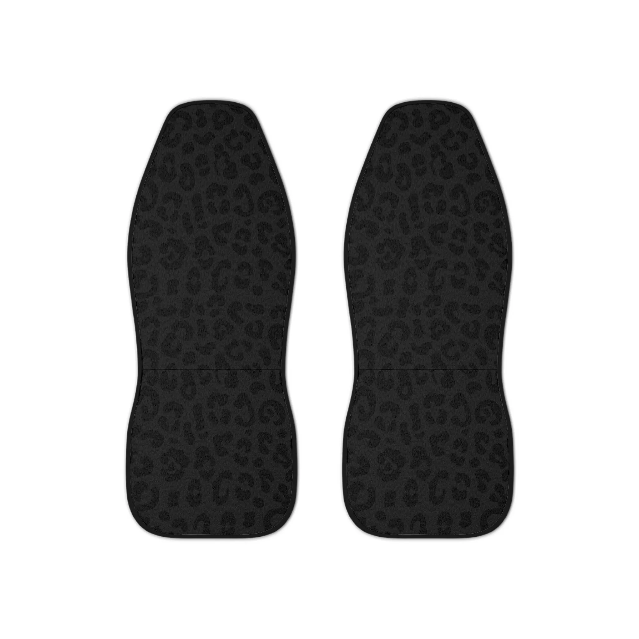 Black Leopard Car Seat Cover