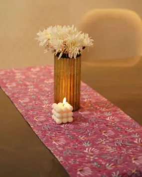 Blooming Cotton Table Runner