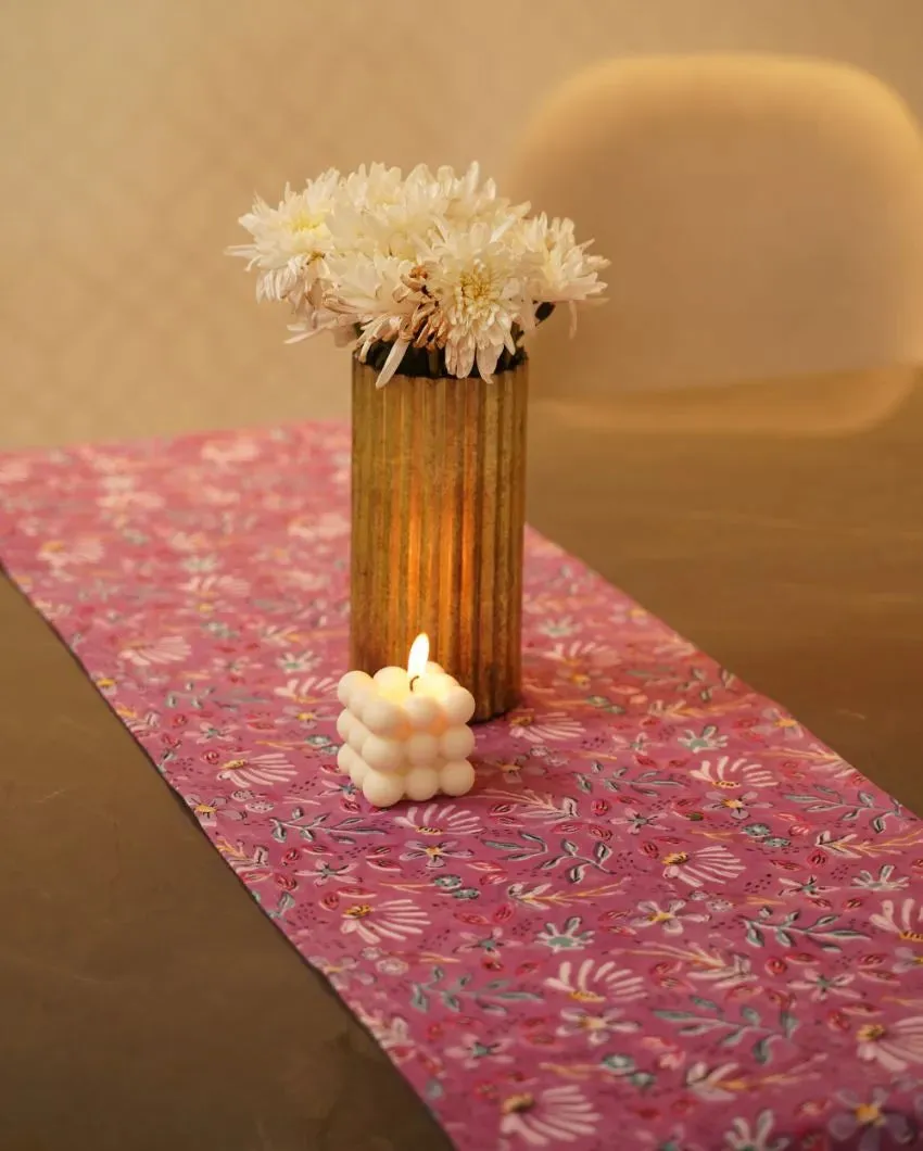 Blooming Cotton Table Runner