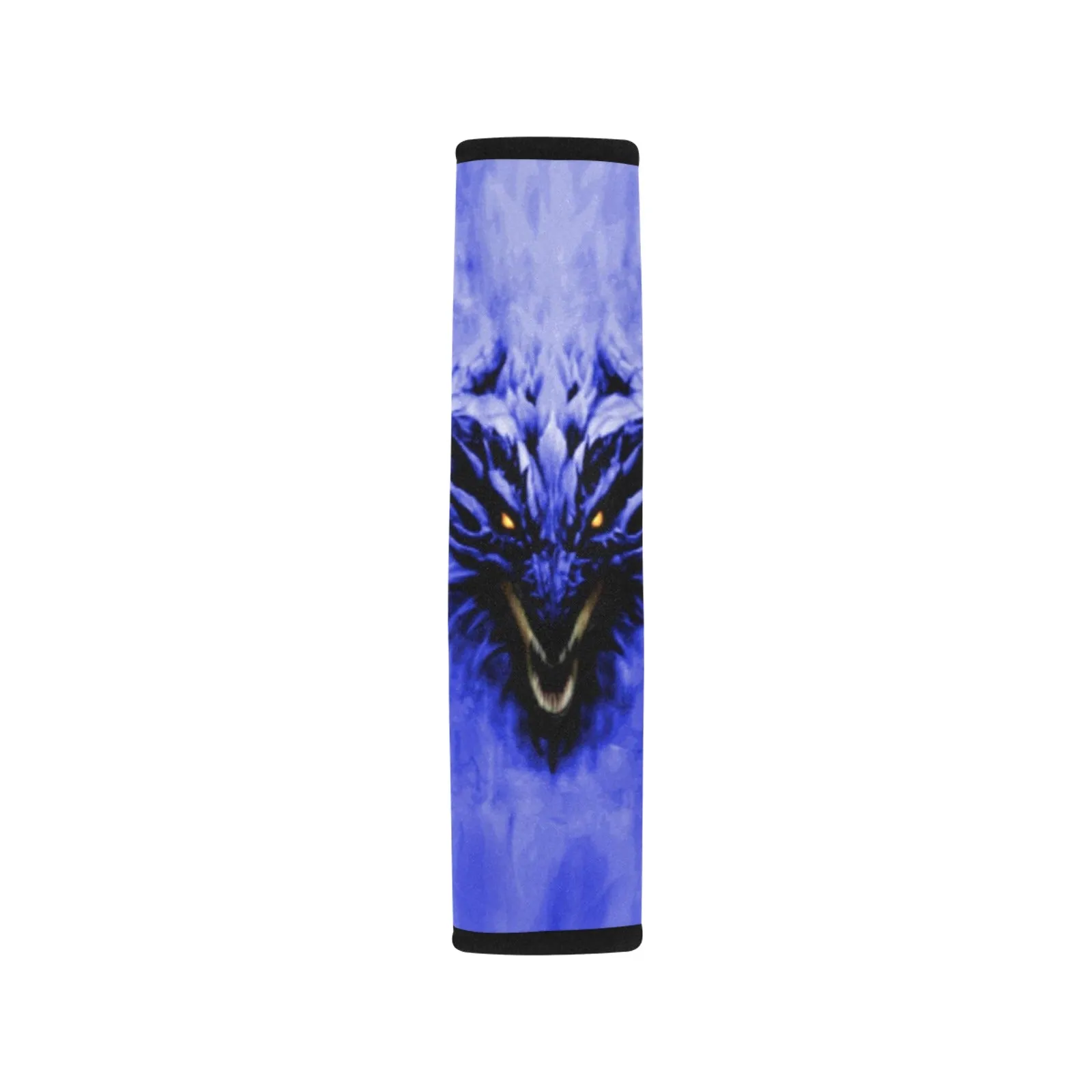 Blue Shadow Dragon Car Seat Belt Cover 7" x 10"