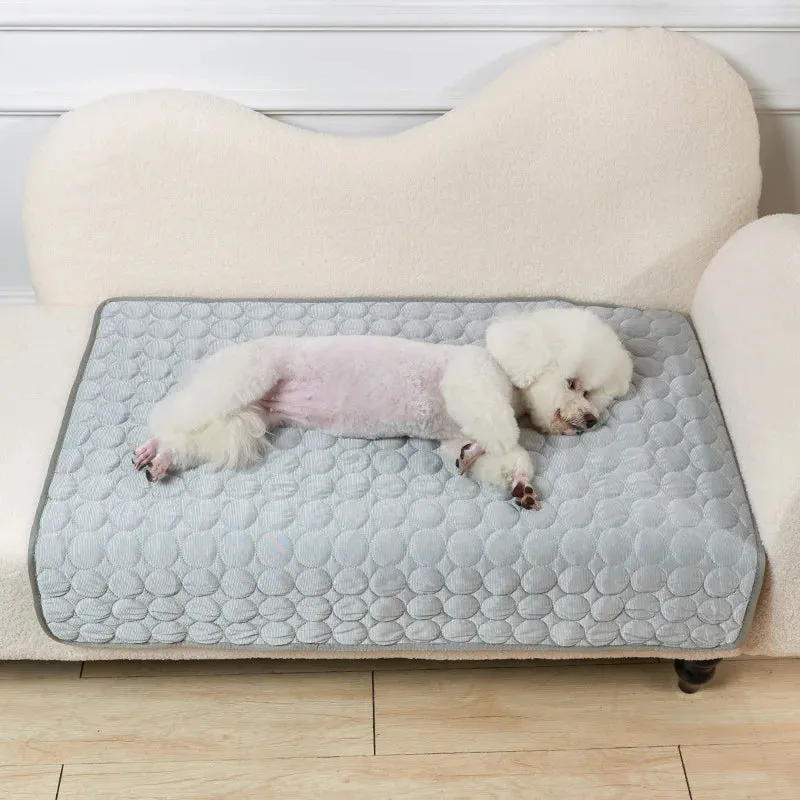 Cool Ice Silk Dog Mat – Summer Comfort Bed for Pets