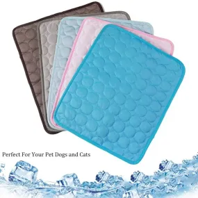 Cooling Pet Mat – Ice Silk Summer Bed for Pets