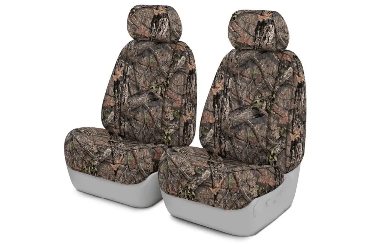 Covercraft SSC2533CAMB GMC Sierra 2500HD/3500HD 2021-2022 Camo Carhartt SeatSaver Custom Front Seat Covers Mossy Oak