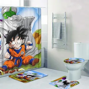 Dragon Ball Amazing Master Piccolo Train Strong Kid Gohan Four-piece Bathroom