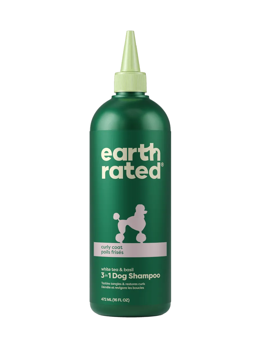 Earth Rated Curly Coat 3-in-1 Dog Shampoo (16 oz)