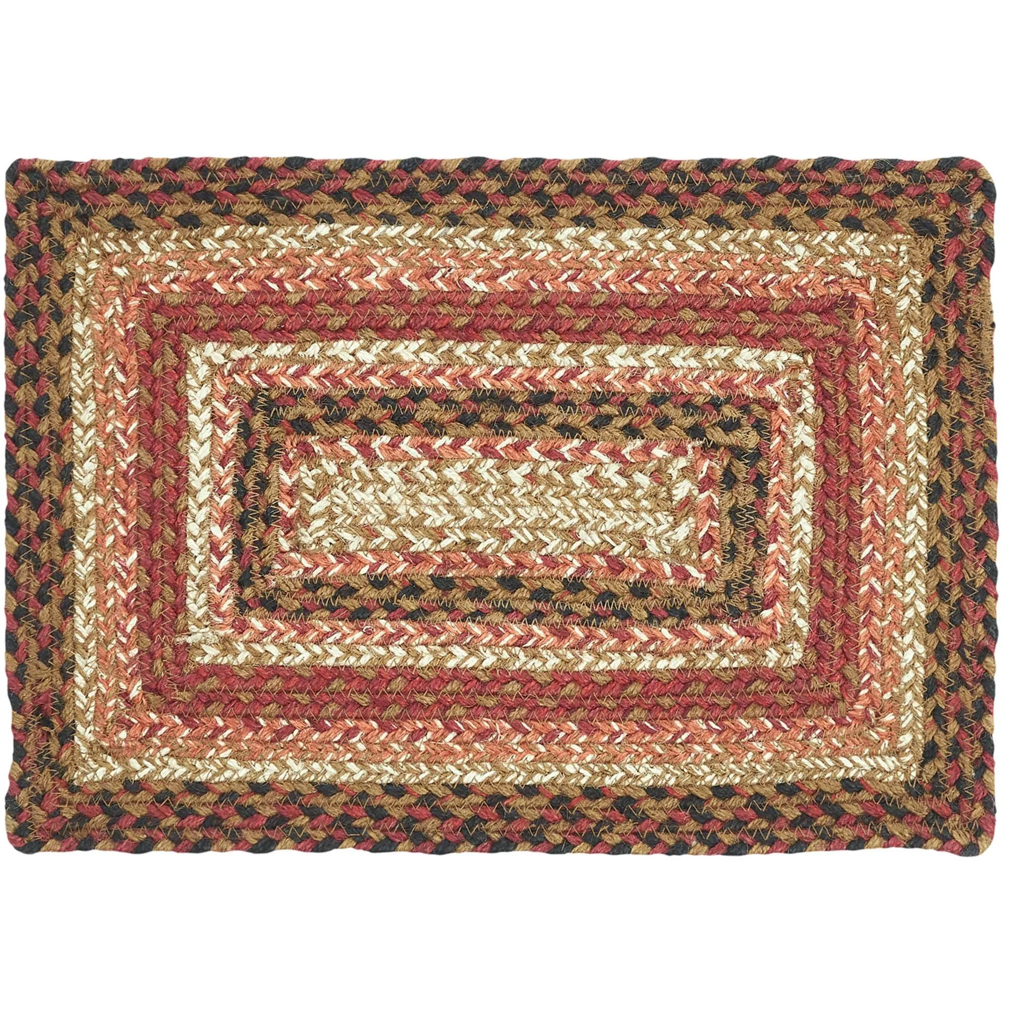 Ginger Spice Braided Rectangle Placemat 10x15" Default