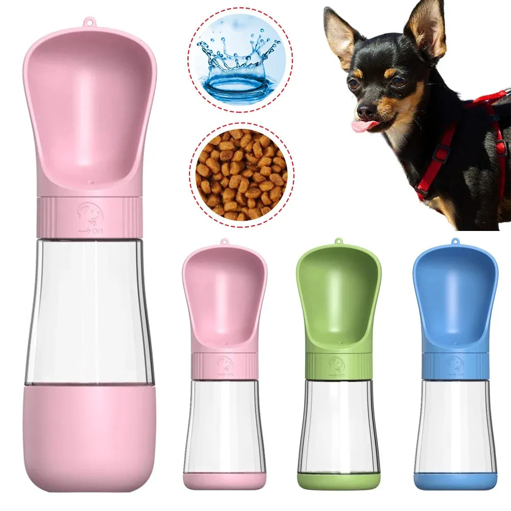 Holapet Portable 2-in-1 Dog Water Bottle and Bowl