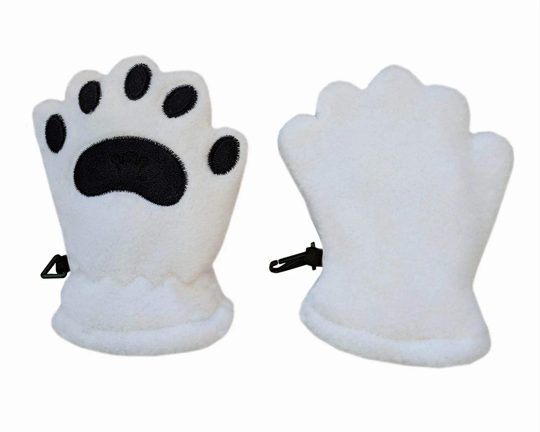 Infant & Toddler Polar White Fleece Mittens