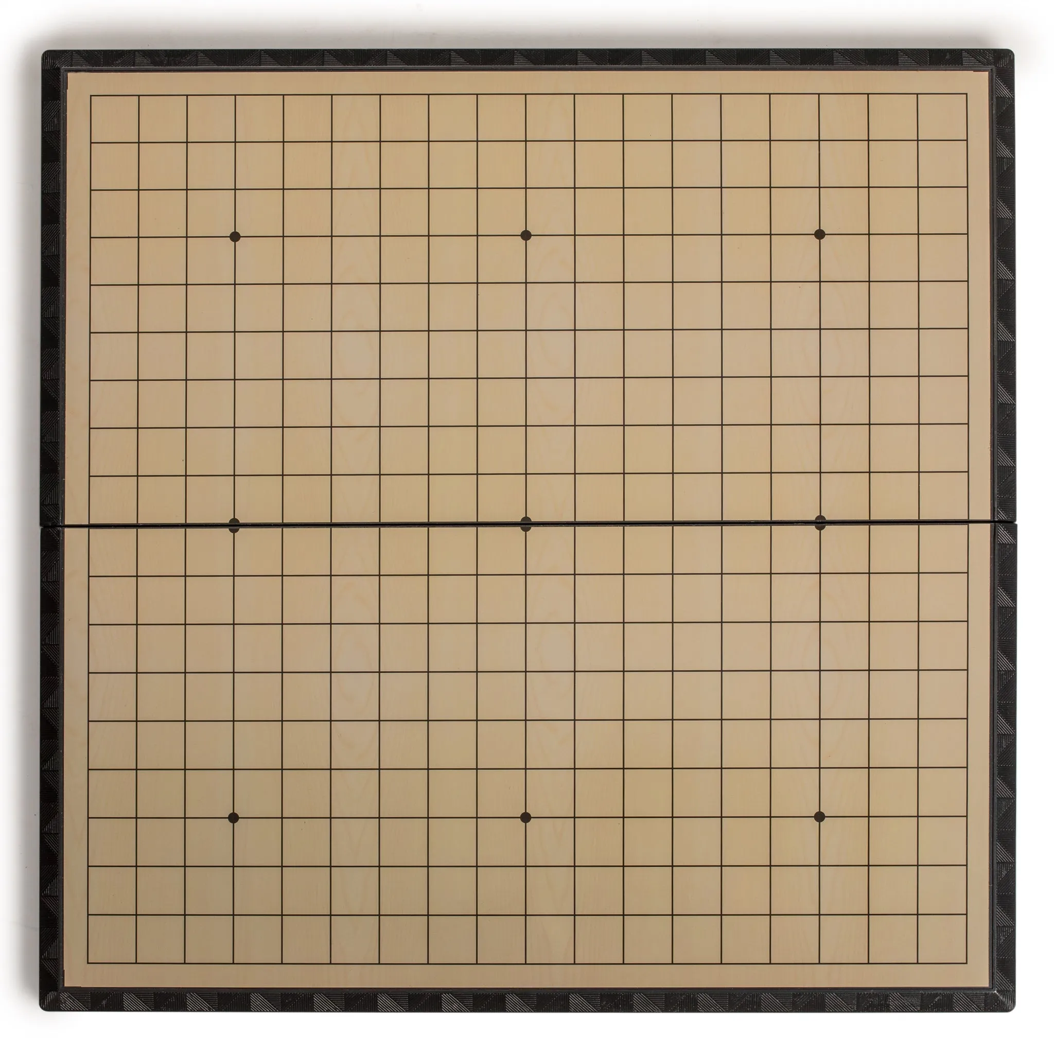 Large Magnetic 19x19 Go Game Set Board (14.6") with Single Convex Stones