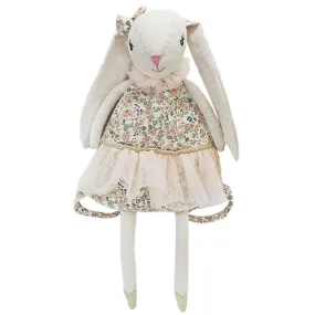 Linen Bunny Stuffed Animal Backpack