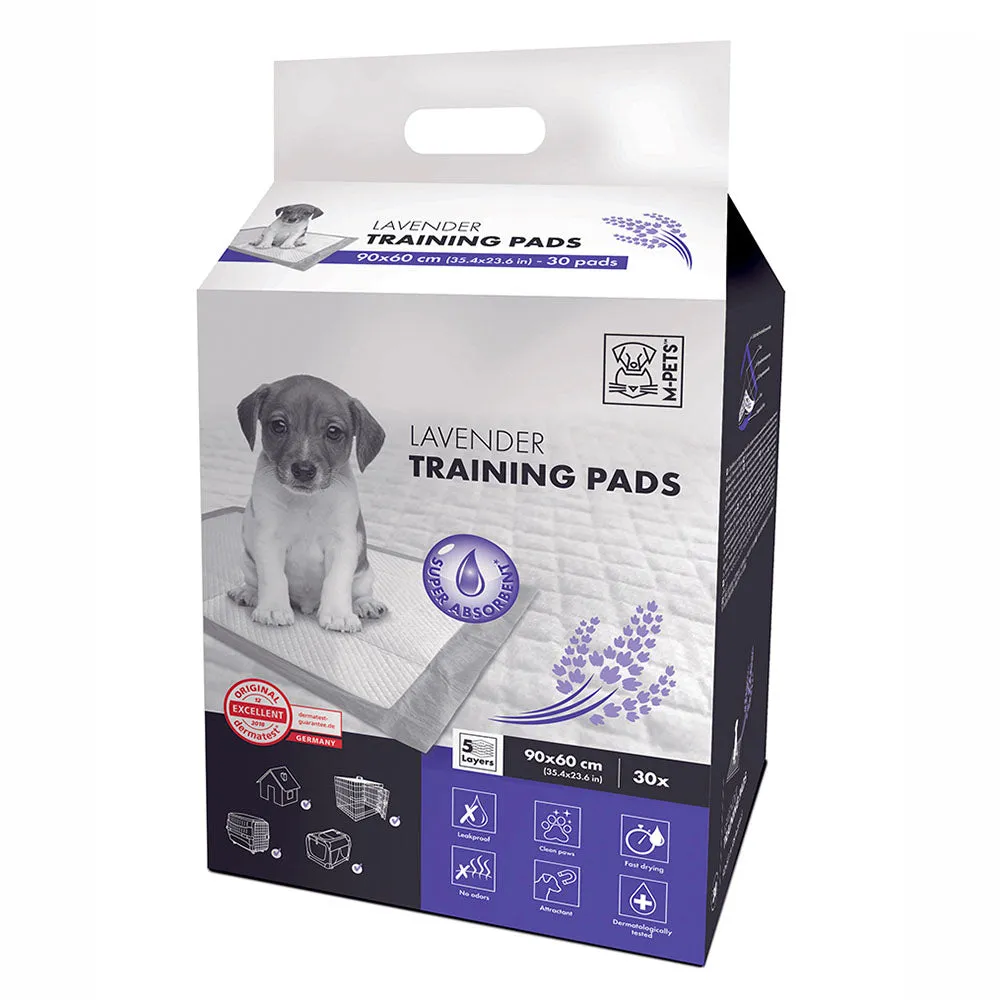 M-Pets Lavender Puppy Training Dog Pee Pads 30pc