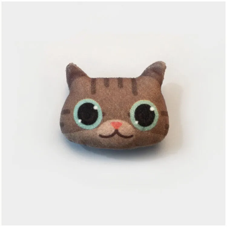 Magik Pins & Brooches Stuffed Cute Lovely Cat Dog Brooch Badge Button Pins