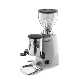 Mazzer Mini w/ Timer Switch Manual Doser Commercial Espresso Grinder - Silver