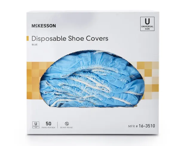 McKesson Shoe Cover - Non-Sterile, Blue