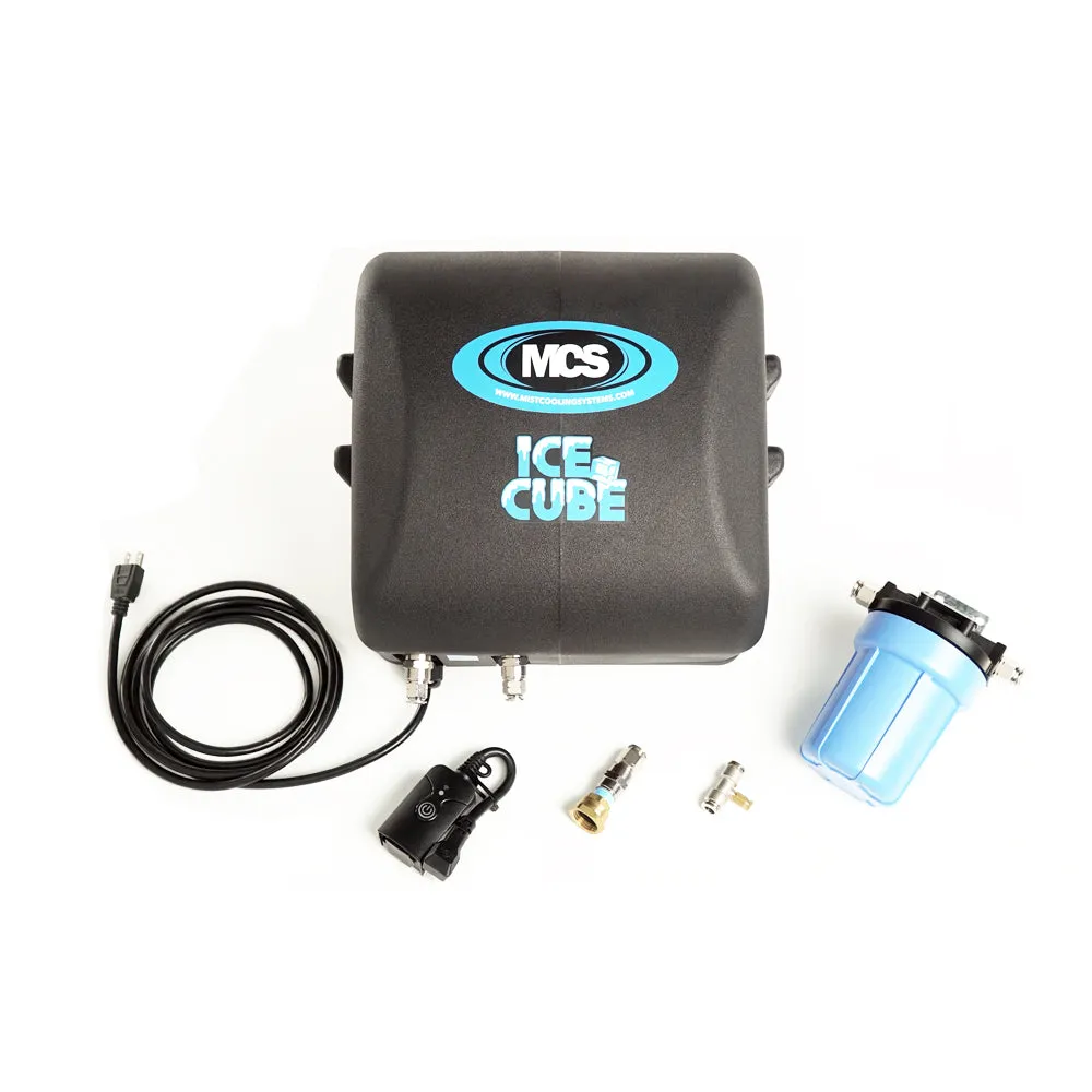 MCS Products "Ice Cube" Misting Pump With 40 FT. (20 Nozzle) Nylon Mist Line Kit