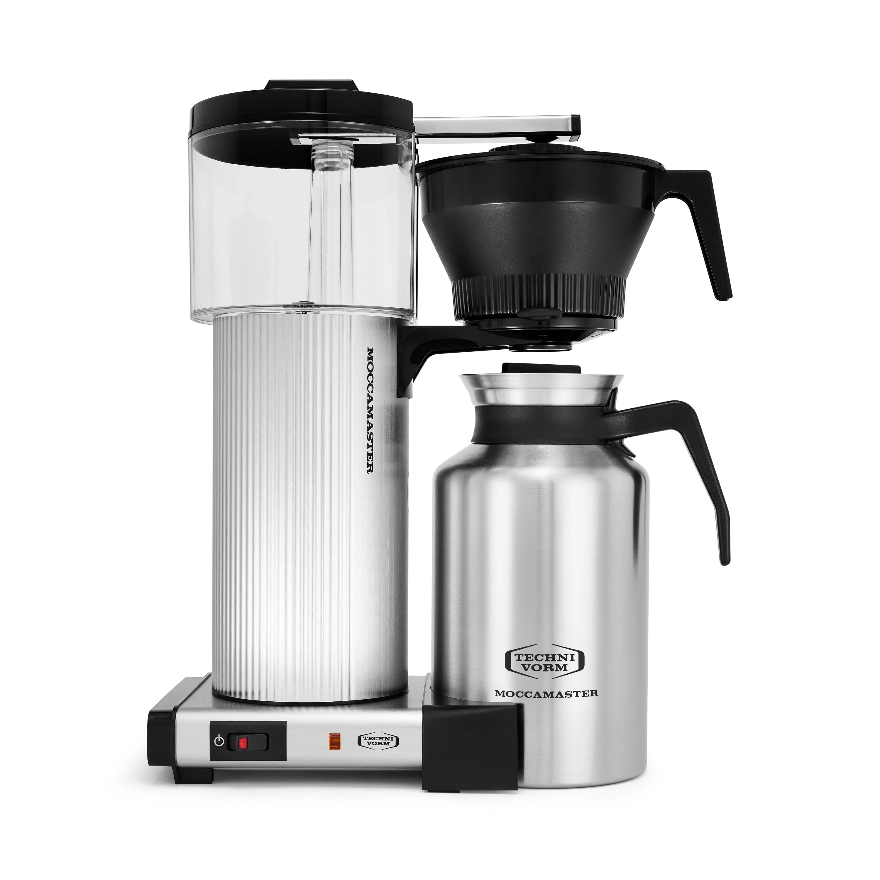 Moccamaster Technivorm Thermal Coffee Maker CDT Grand 1.81 - Brushed Silver Brewer