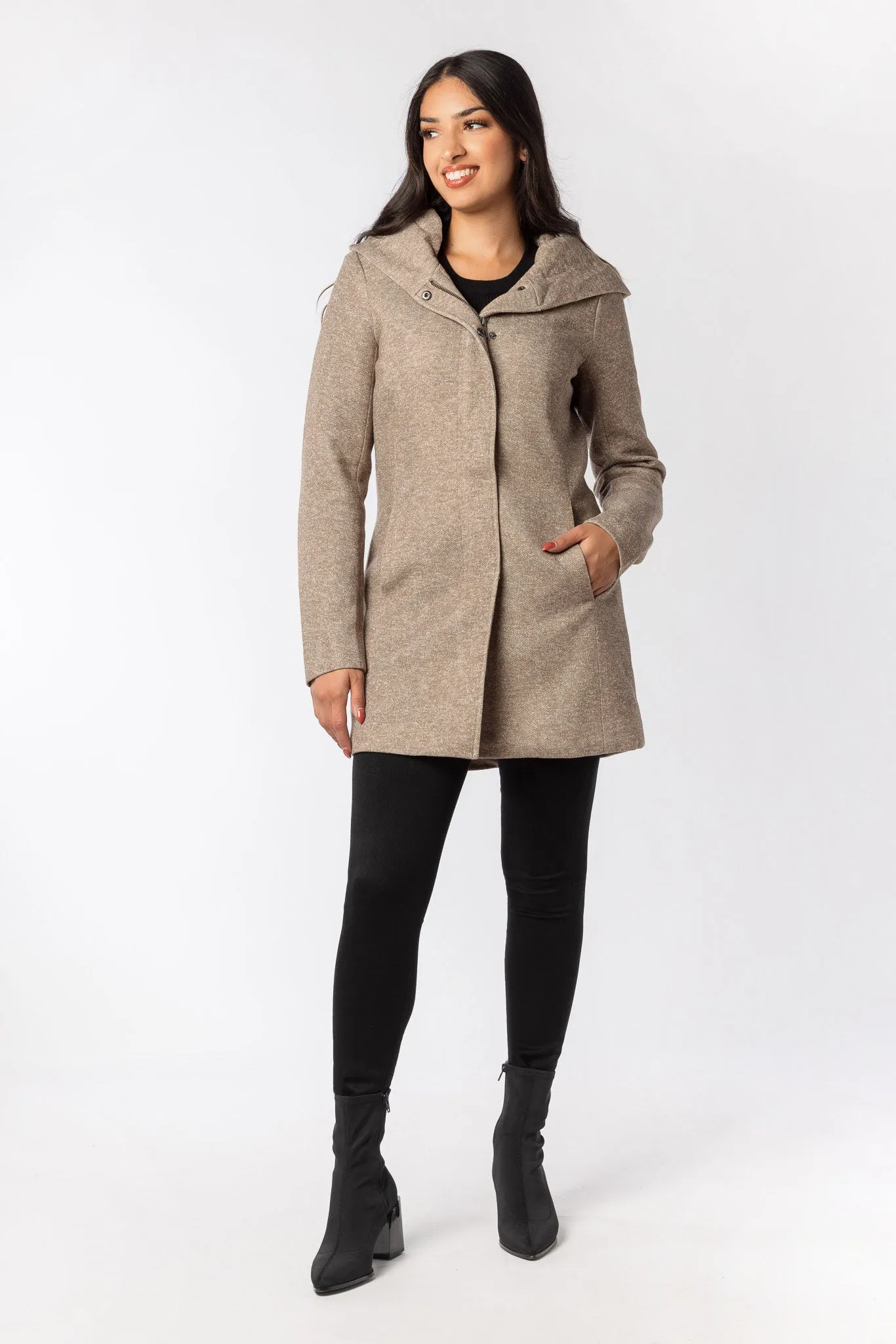 Only "Sedona" Coat with Hood