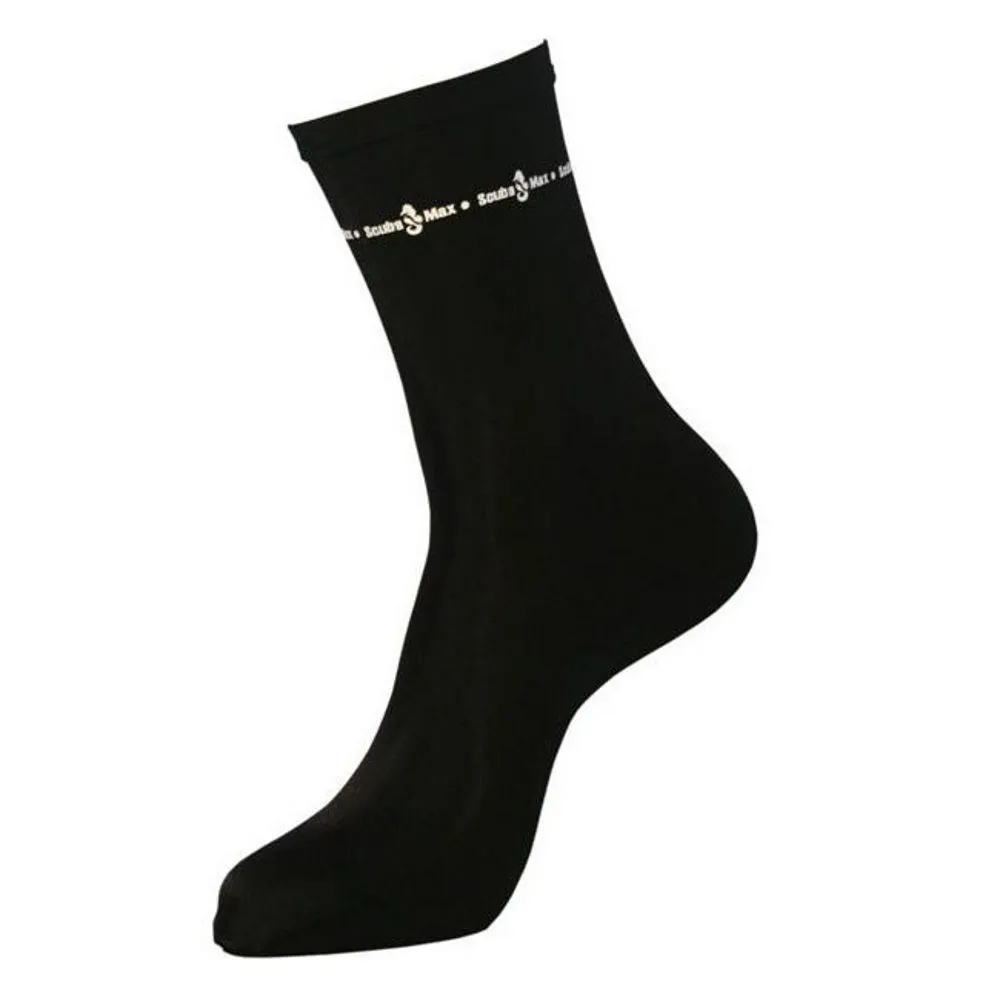 Open Box ScubaMax Spandex Sport Sock - Black ( SO-01-K )