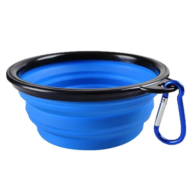 Pat and Pet Emporium | Pet Bowls | Collapsible Pet Bowl with Lid