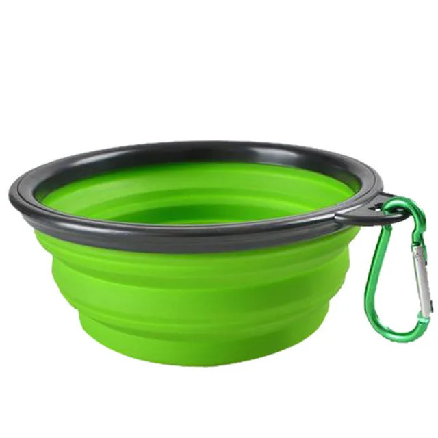 Pat and Pet Emporium | Pet Bowls | Collapsible Pet Bowl with Lid