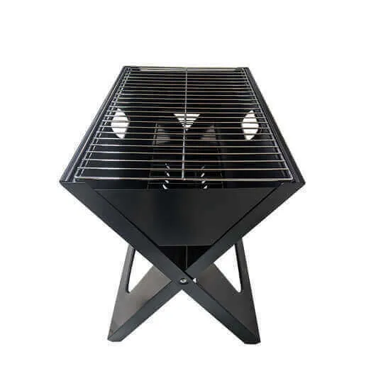 Portable Folding Charcoal BBQ 49.5 x 30cm | Outdoor Central