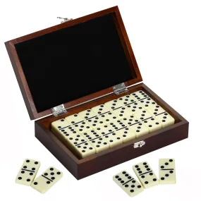 Premium Domino Set w/ Wooden Carry Case