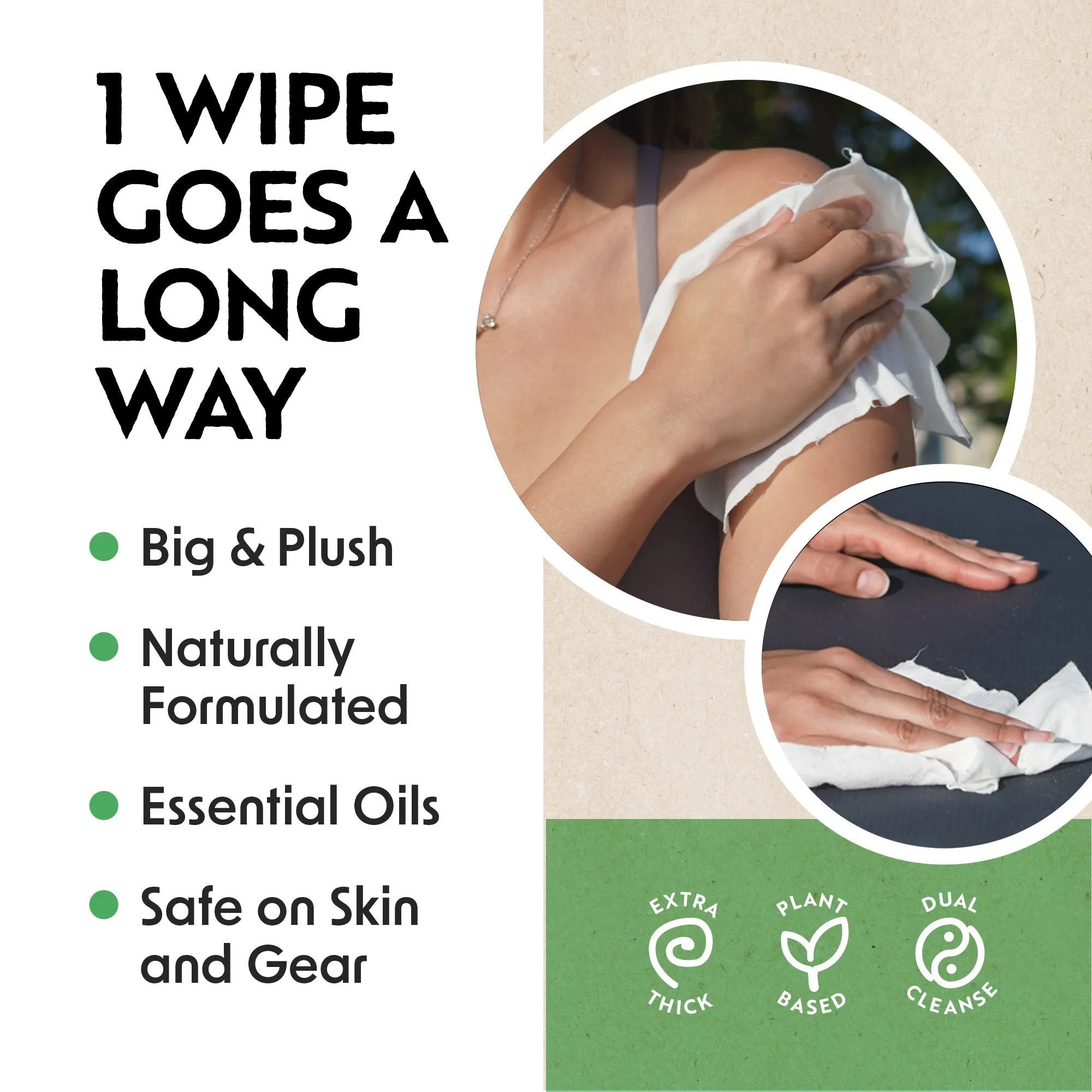 Refreshing Natural Body Wipes | Yoga, Jiu-Jitsu, Martial Arts, Interval Training | Post-Practice Rejuvenation