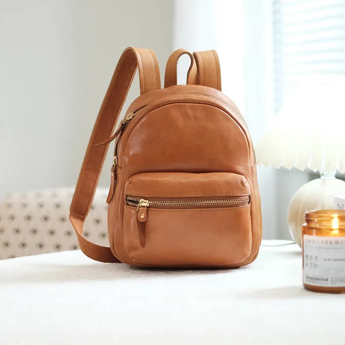 Small Rucksack Womens Leather Stylish Backpacks For Women