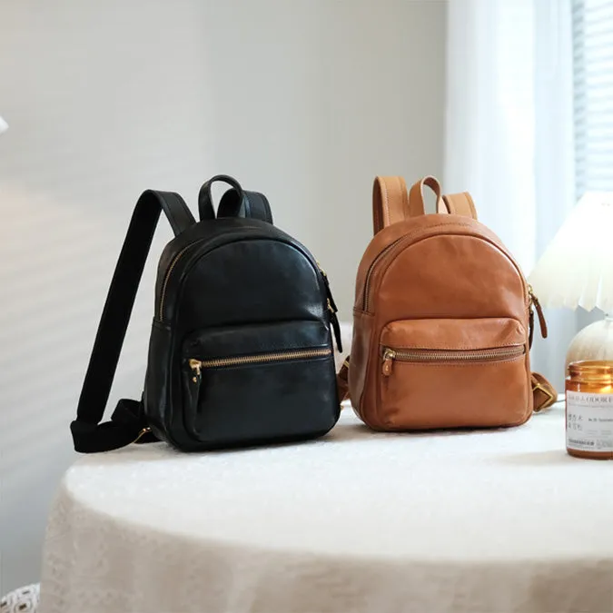 Small Rucksack Womens Leather Stylish Backpacks For Women