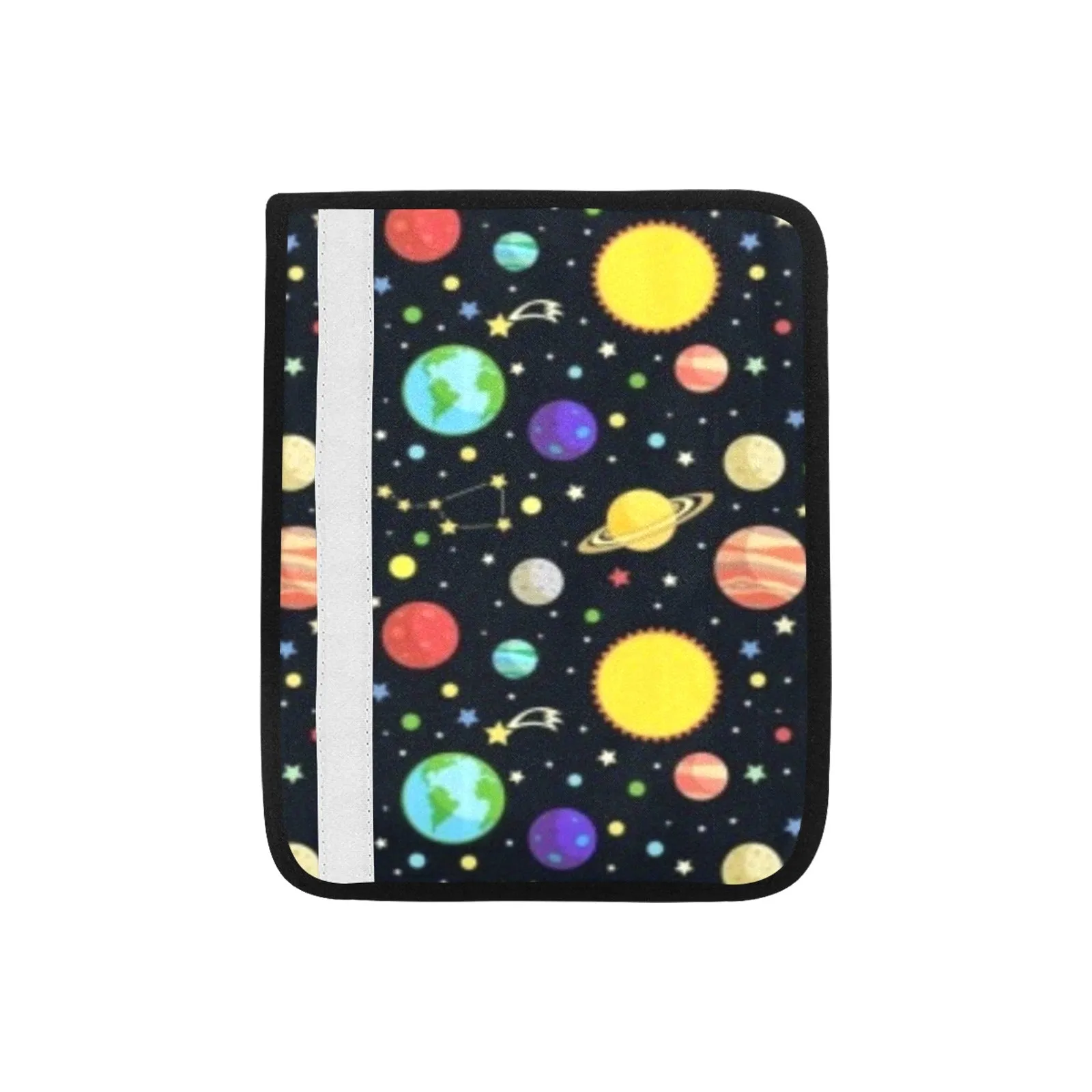 Solar System Car Seat Belt Cover 7" x 10"