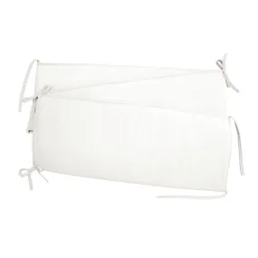 Solid bumper pads - white