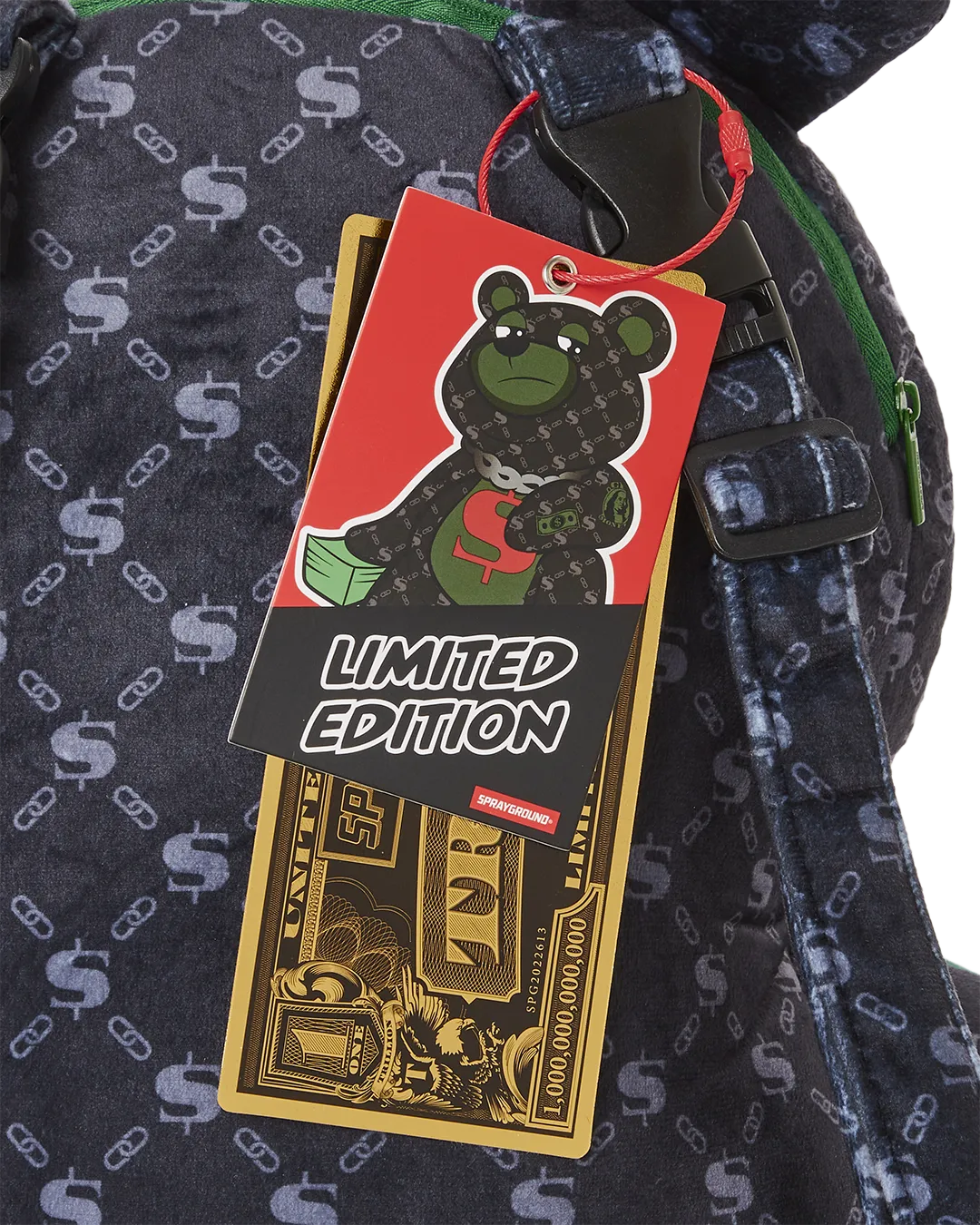 Sprayground Deniro Moneybear Teddy Bear Backpack B4428