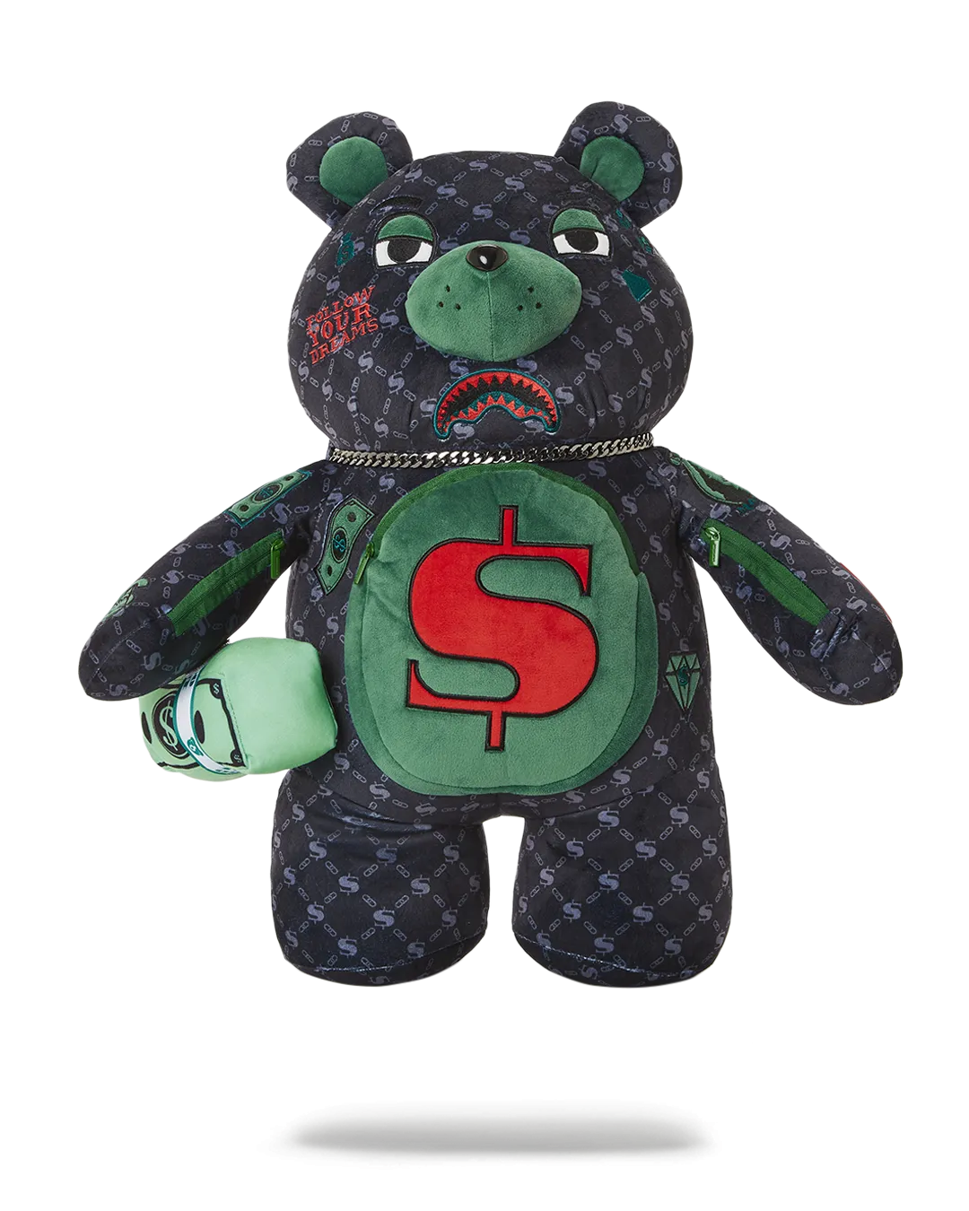 Sprayground Deniro Moneybear Teddy Bear Backpack B4428