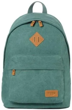 Troop London Organic Cotton Casual Day Backpack | Turquoise