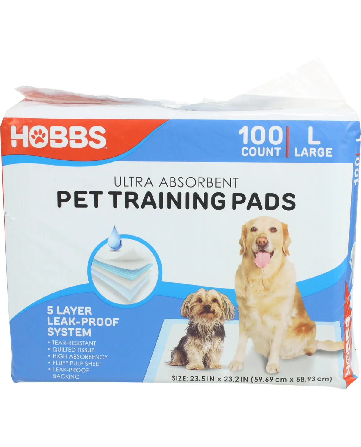 Ultra Absorbent Pet Training Pads - 100 Count