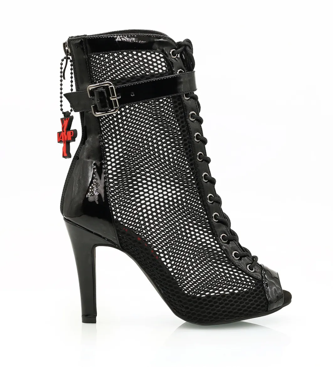 Vandal Black - 4" Dance Heels By VAMP