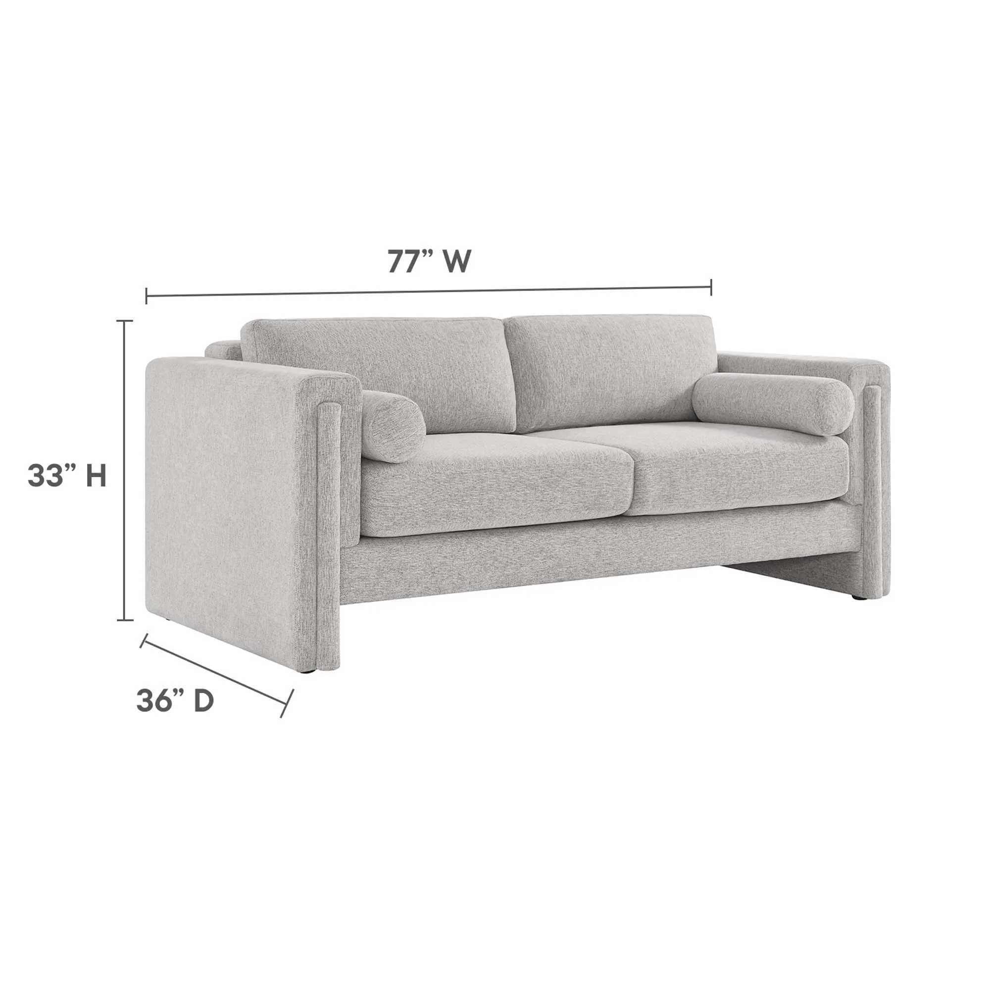 Visible Fabric Sofa by Modway