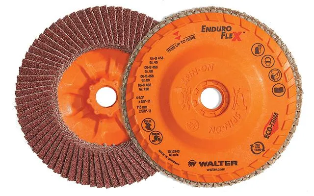 Walter ENDURO-FLEX™ Blending Disc 4-1/2" x 7/8" GR: 120 15R462 - Pack/10