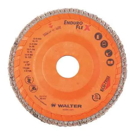 Walter ENDURO-FLEX™ Blending Disc 4-1/2" x 7/8" GR: 80 15R458 - Pack/10