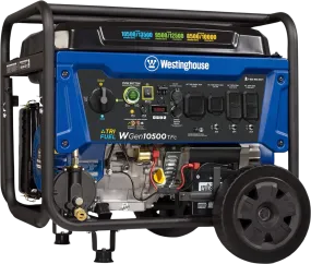 Westinghouse WGen10500TFc Tri-Fuel Generator 10500W/13500W 50 Amp Remote Start with CO Sensor New