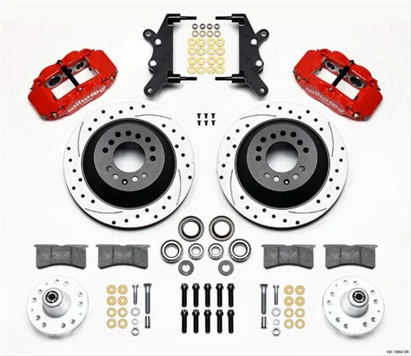 Wilwood Forged Narrow Superlite 6R Big Brake Front Brake Kits 140-13654-DR