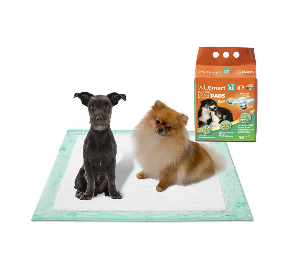 WizSmart Ultra XL All Day Dry Premium Dog Pads